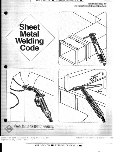 society sheet metal welding code torrent|welding standards and codes.